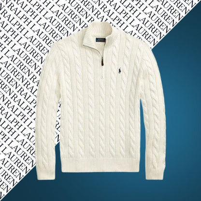 [BUY 1, GET 2] RL CABLE-KNIT QUARTER-ZIP SWEATER
