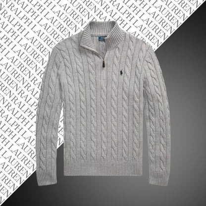 [BUY 1, GET 2] RL CABLE-KNIT QUARTER-ZIP SWEATER